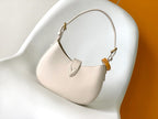 Louis Vuitton low key shoulder bag 26cm cream calfskin