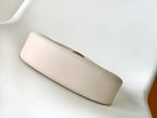 Louis Vuitton low key shoulder bag 26cm cream calfskin
