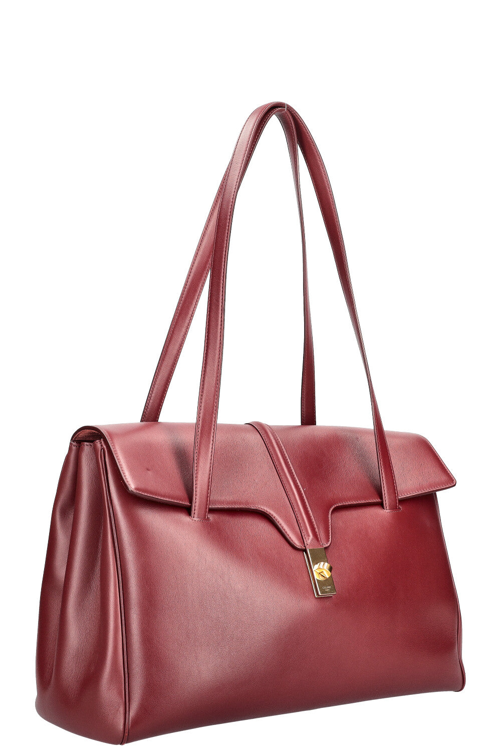 CELINE Soft 16 Bag Large Bordeaux