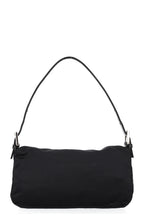FENDI Baguette Bag Satin Black Sparkle