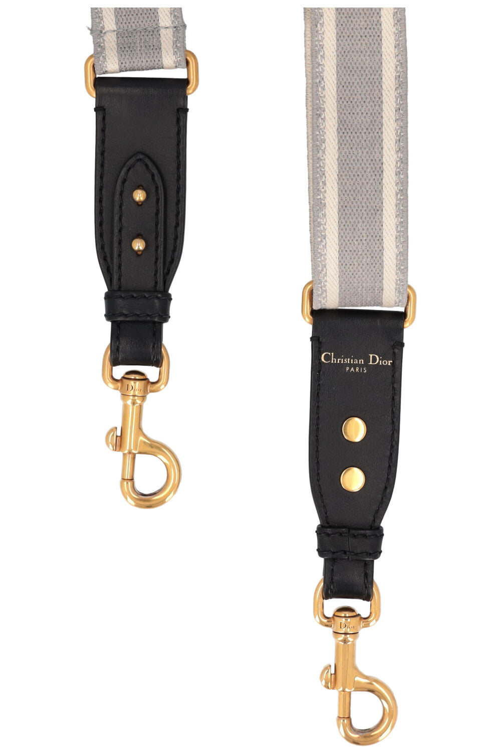 CHRISTIAN DIOR Logo Shoulder Strap Grey