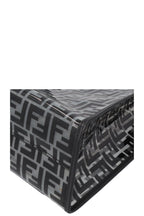 FENDI Medium Runway Tote Bag Zucca Print Black PVC