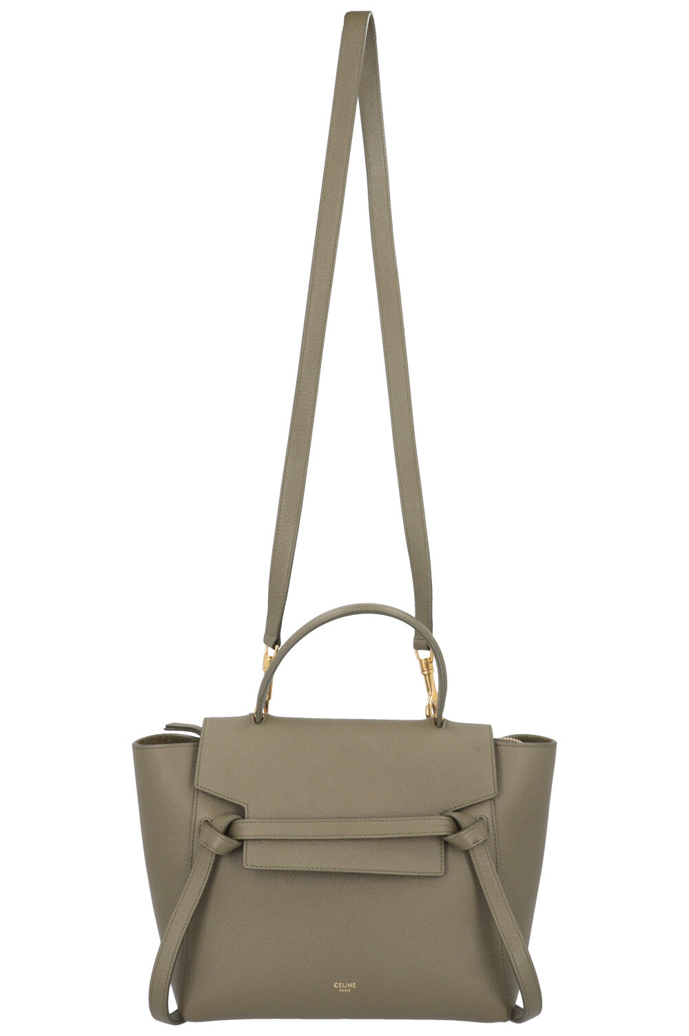 CELINE Micro Belt Bag Leather Army Green