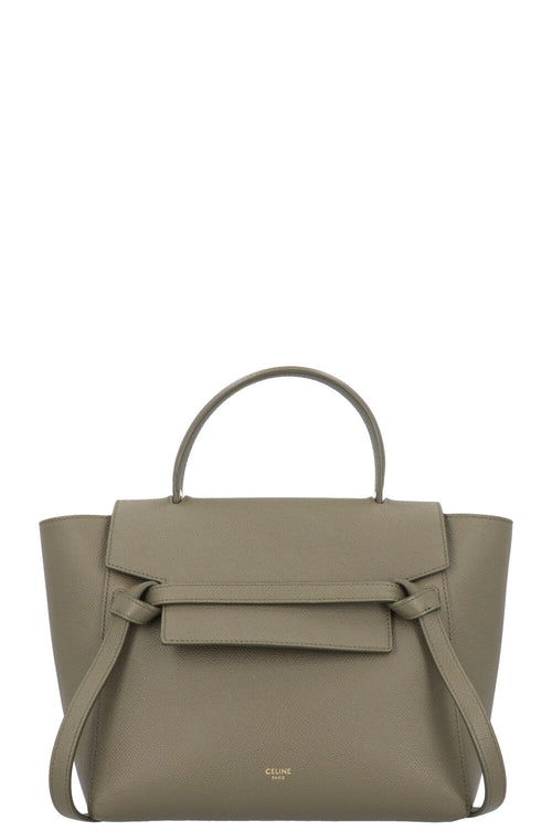 CELINE Micro Belt Bag Leather Army Green