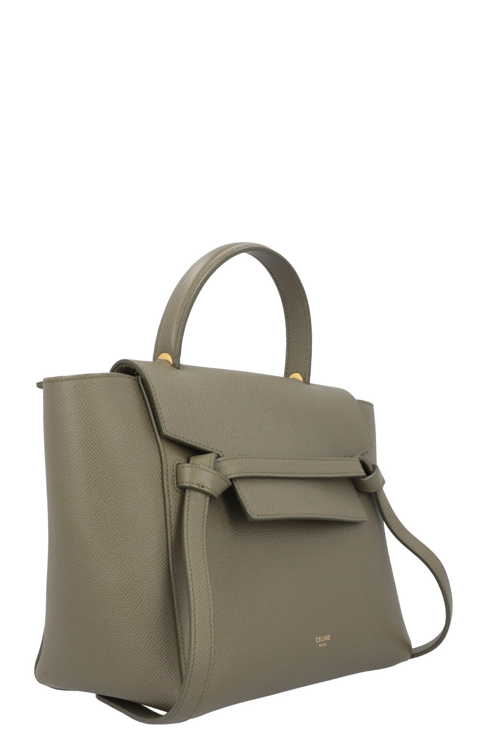 CELINE Micro Belt Bag Leather Army Green