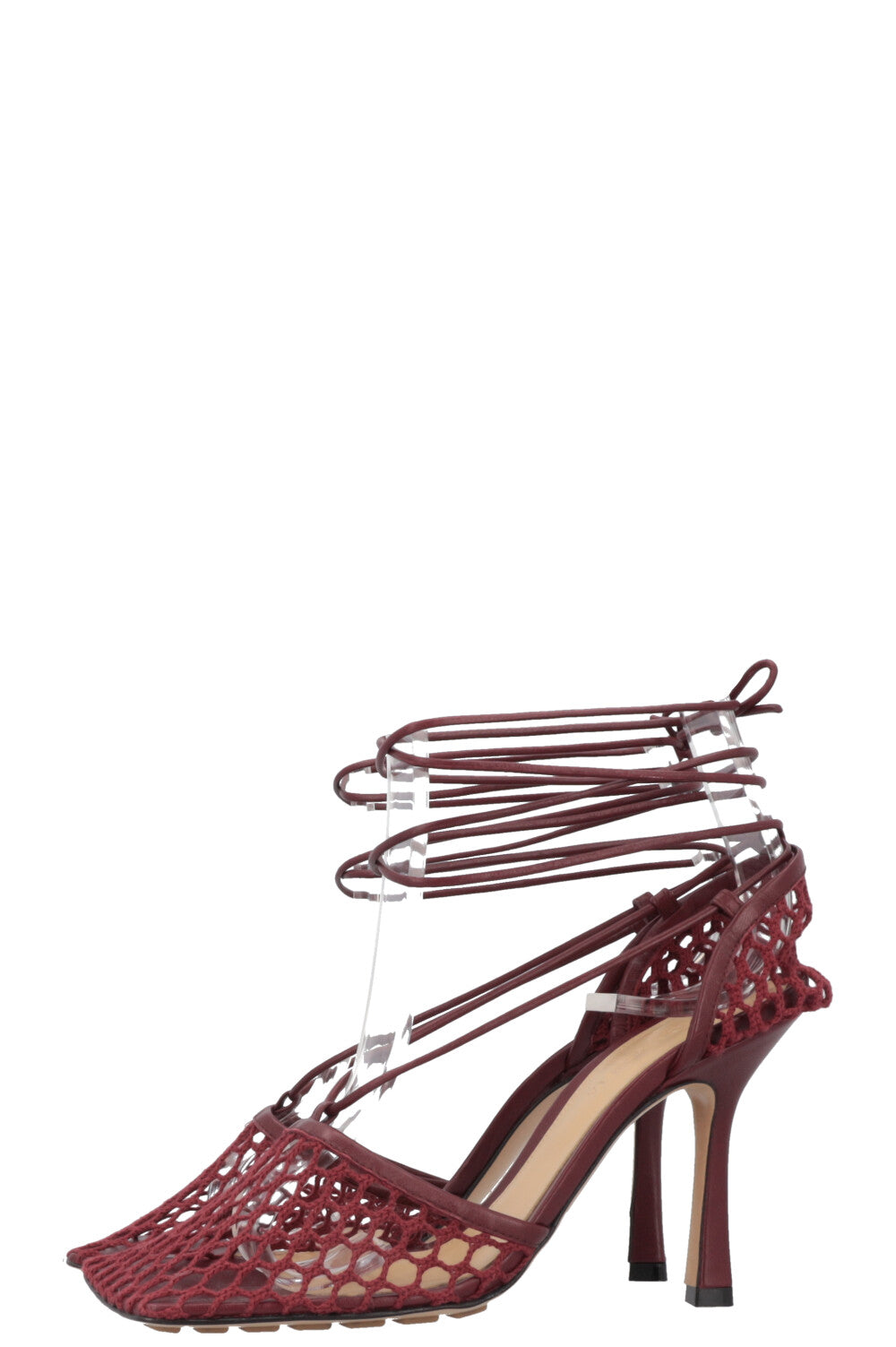 BOTTEGA VENETA Stretch Sandals Bordeaux