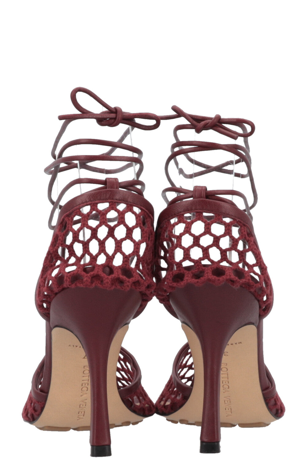 BOTTEGA VENETA Stretch Sandals Bordeaux