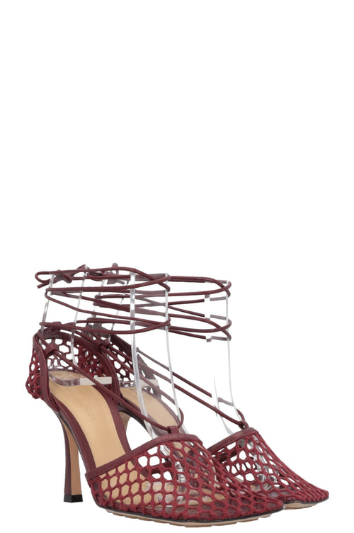 BOTTEGA VENETA Stretch Sandals Bordeaux