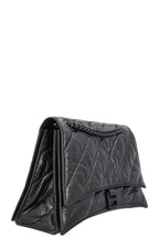 BALENCIAGA Crush Medium Chain Bag Black