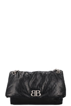 BALENCIAGA Large Monaco Bag Leather Black