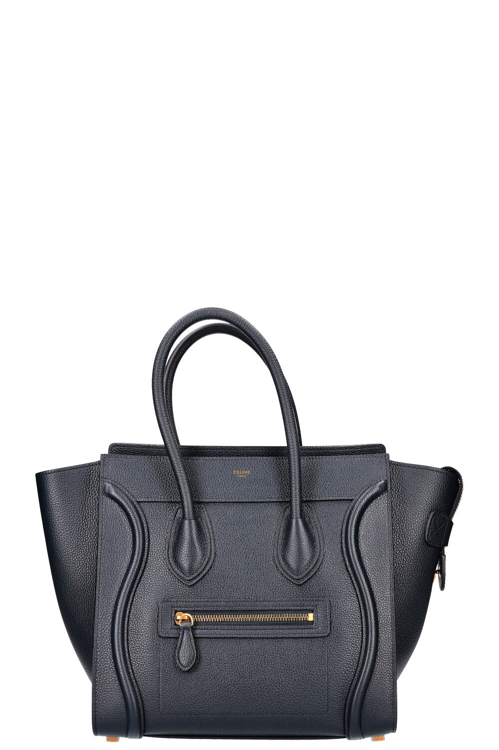 CELINE Luggage Micro Tote Bag Navy