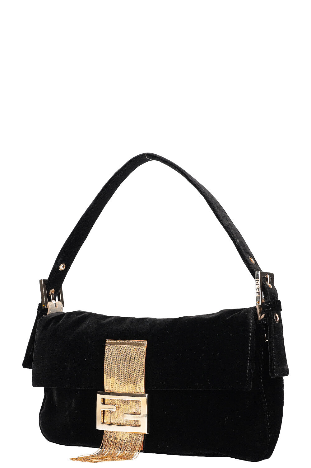 FENDI Baguette Velvet black