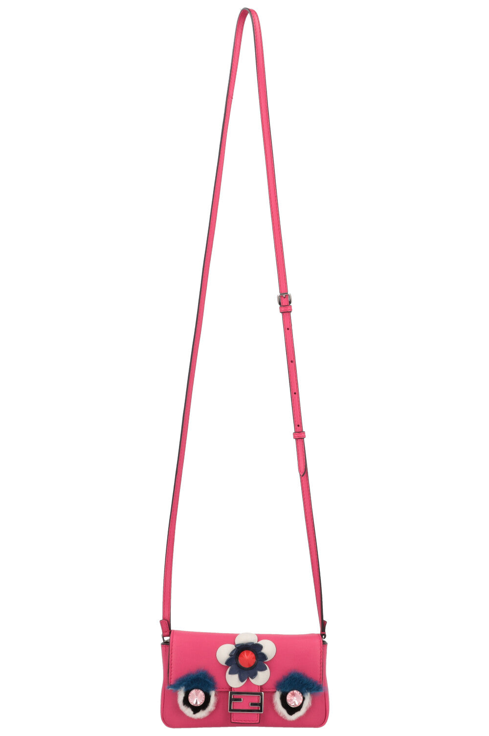 FENDI Micro Monster Baguette Pink