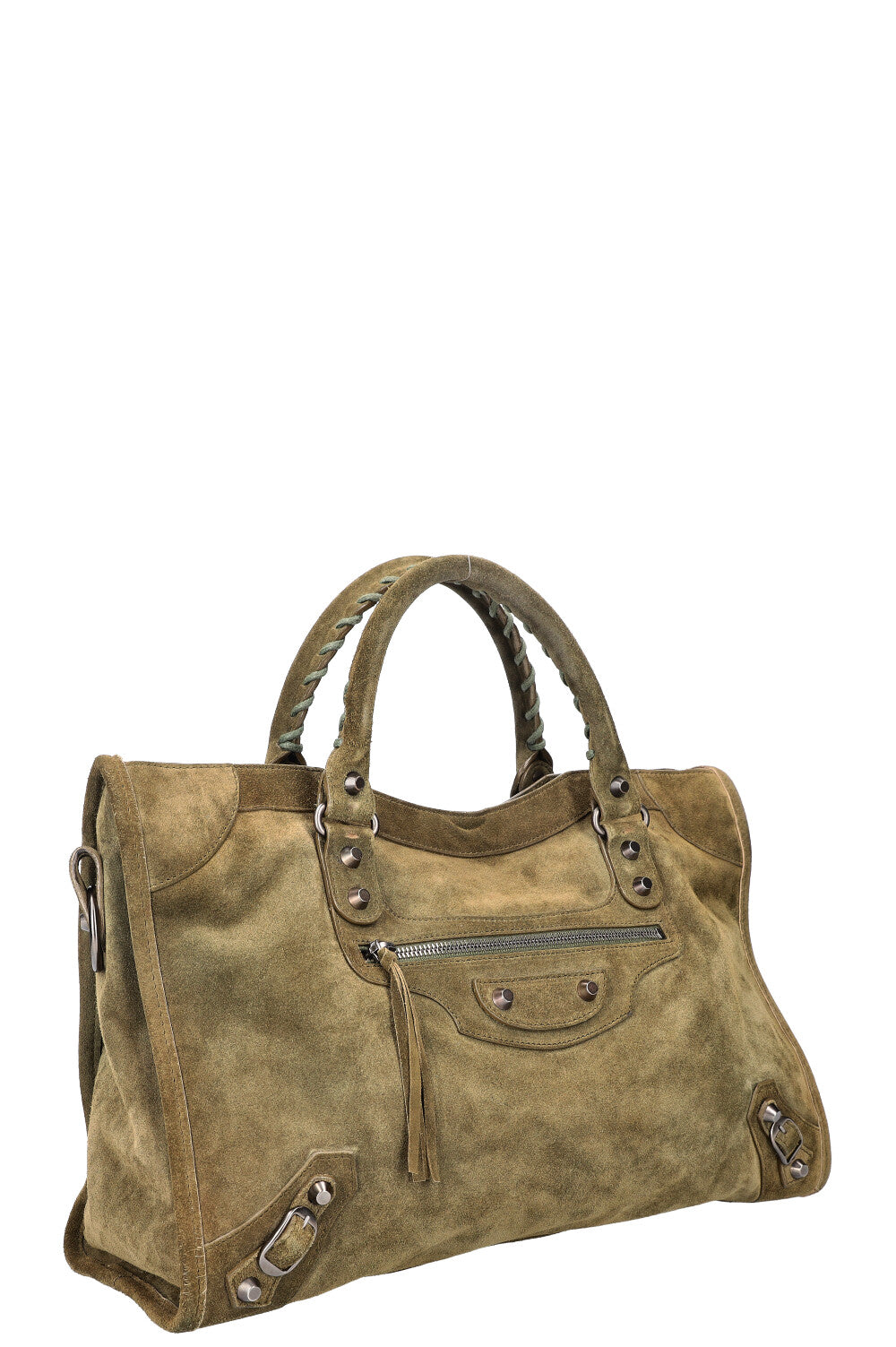 BALENCIAGA City Bag Suede Green