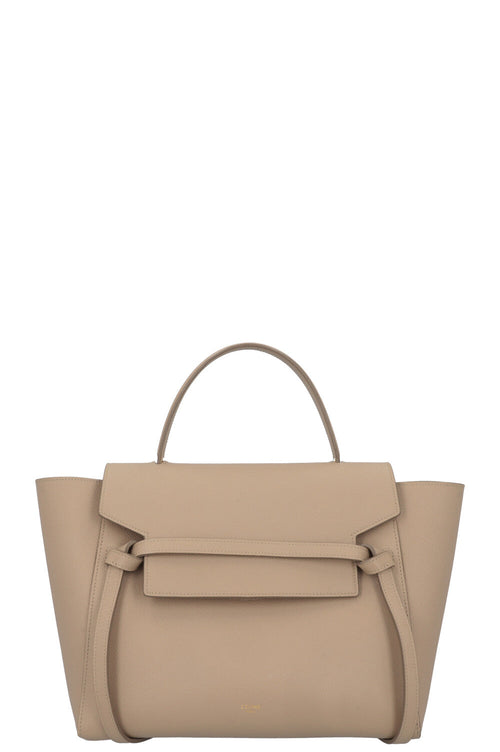 CELINE Mini Belt Bag Leather Beige