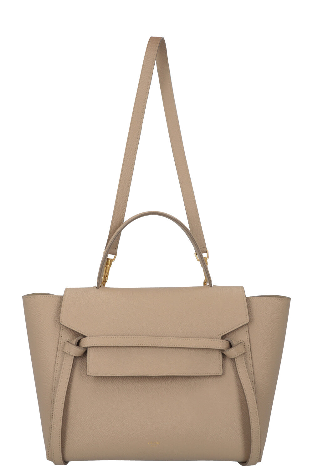 CELINE Mini Belt Bag Leather Beige