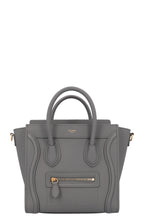 CELINE Nano Luggage Crossbody Bag Grey