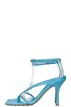 BOTTEGA VENETA Stretch Strap Heels Blue
