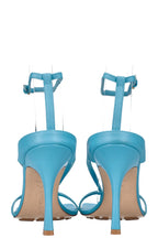 BOTTEGA VENETA Stretch Strap Heels Blue