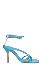 BOTTEGA VENETA Stretch Strap Heels Blue