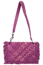 BOTTEGA VENETA Fringed Intrecciato Crossbody Bag Pink