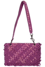 BOTTEGA VENETA Fringed Intrecciato Crossbody Bag Pink