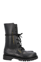 CHRISTIAN DIOR DiorCamp Combat Boots Black PVC