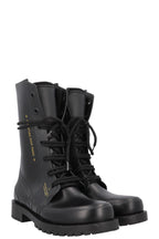 CHRISTIAN DIOR DiorCamp Combat Boots Black PVC