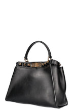 FENDI Medium Peekaboo Bag with Studded Detail Black