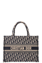 CHRISTIAN DIOR Book Tote Medium Oblique Blue