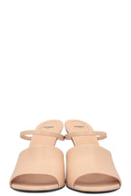 FENDI First Mules Leather Nude