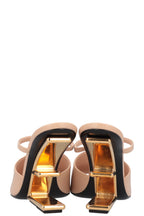 FENDI First Mules Leather Nude