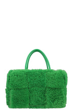 BOTTEGA VENETA Arco Shearling Bag Parakeet