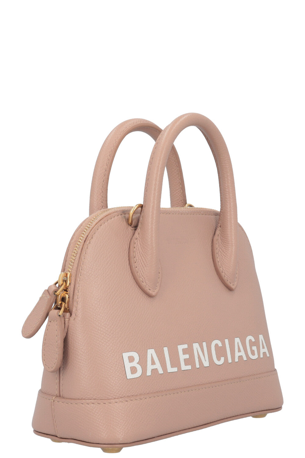 BALENCIAGA Nano Ville Bag Leather Nude