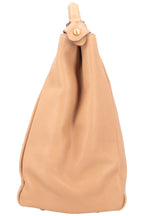 FENDI Large Peekaboo Leather Beige