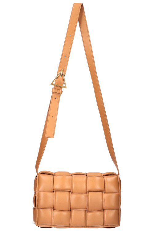 BOTTEGA VENETA Padded Cassette Bag Caramel