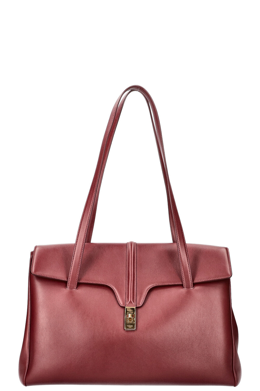 CELINE Soft 16 Bag Large Bordeaux