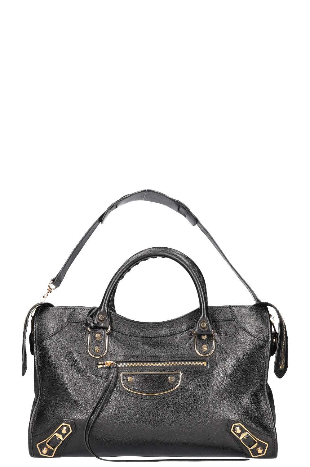 BALENCIAGA City Bag Leather Black