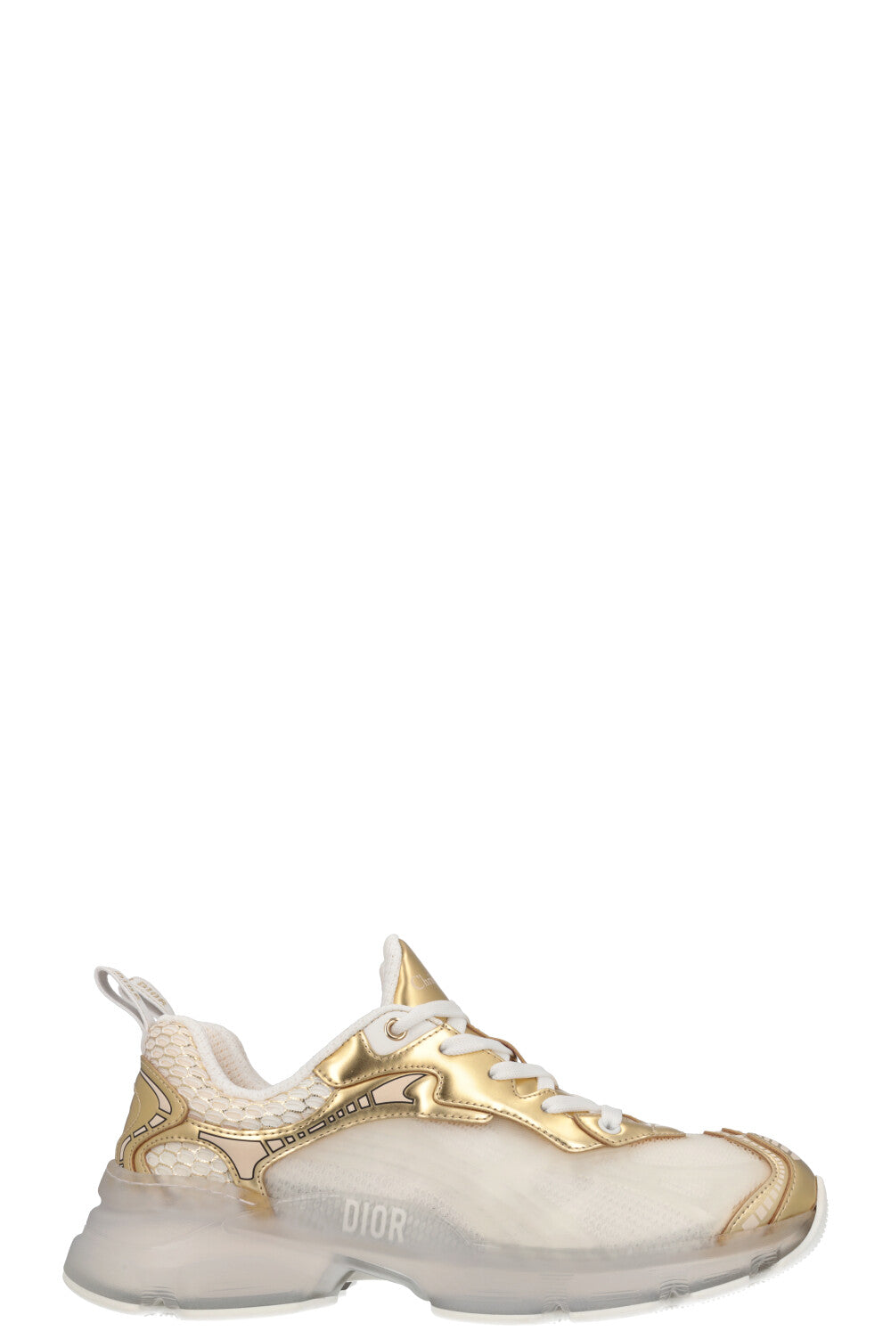 CHRISTIAN DIOR Vibe Sneakers White Gold
