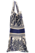 CHRISTIAN DIOR Book Tote Blue and White