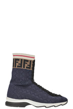 FENDI Sock Sneakers Logo Blue