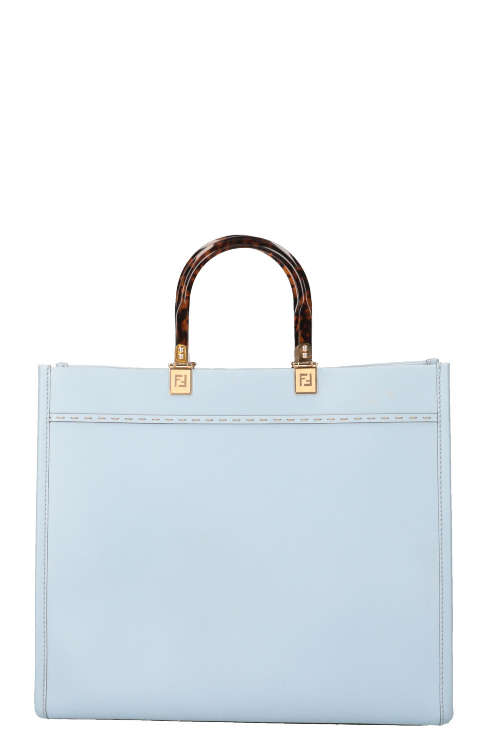 FENDI Sunshine Tote Bag Baby Blue