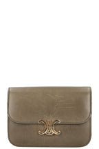CELINE Triomphe Shoulder Bag Crossbody Bag Soft Khaki
