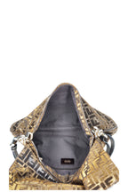 FENDI Glitter Baguette Hobo Bag Large