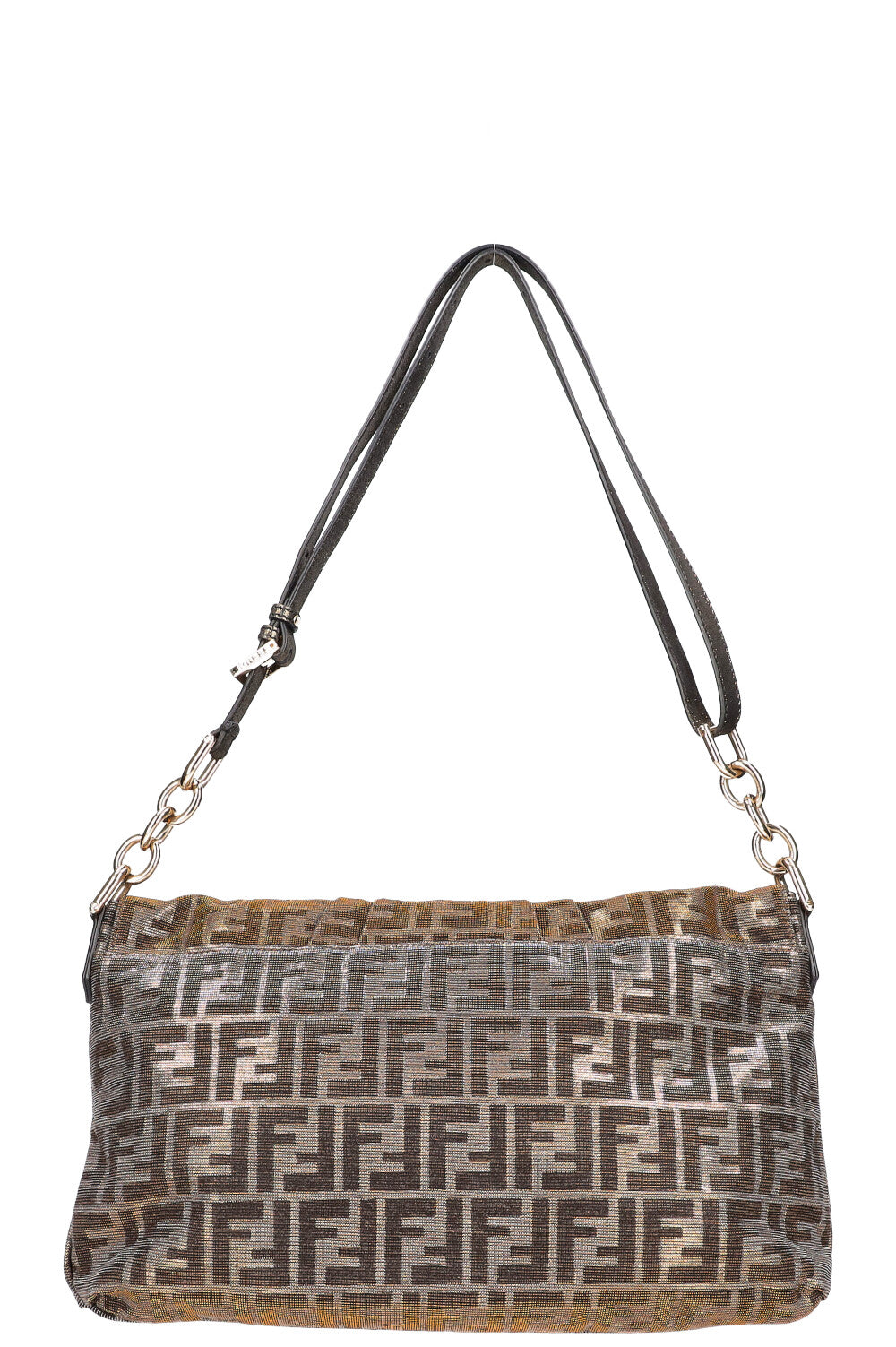 FENDI Glitter Baguette Hobo Bag Large