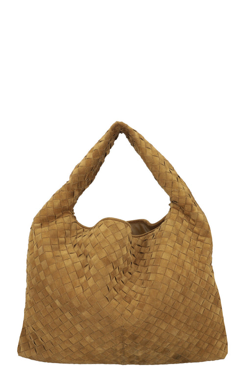 BOTTEGA VENETA Hop Tote Bag Intrecciato Suede