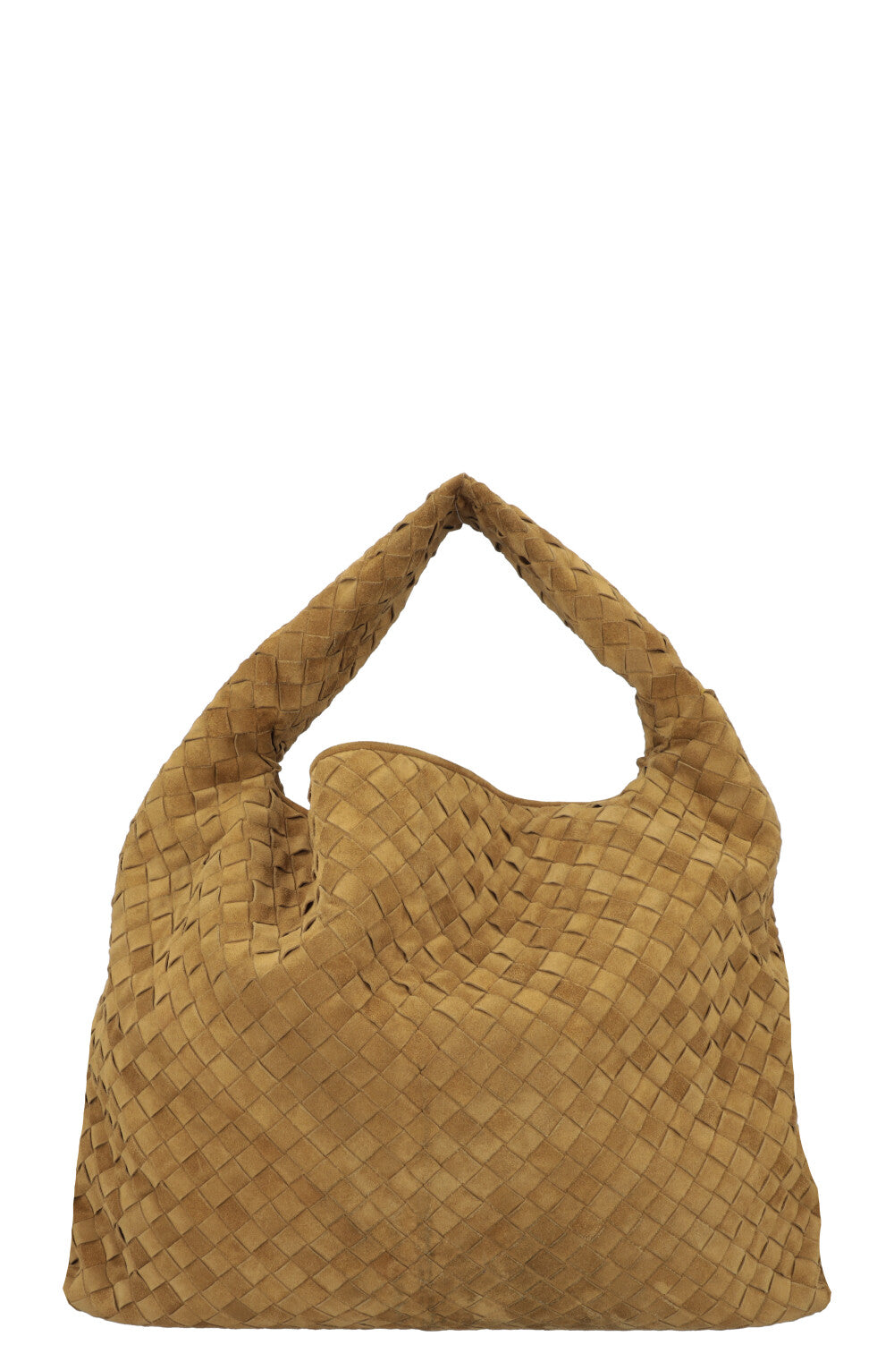 BOTTEGA VENETA Hop Tote Bag Intrecciato Suede