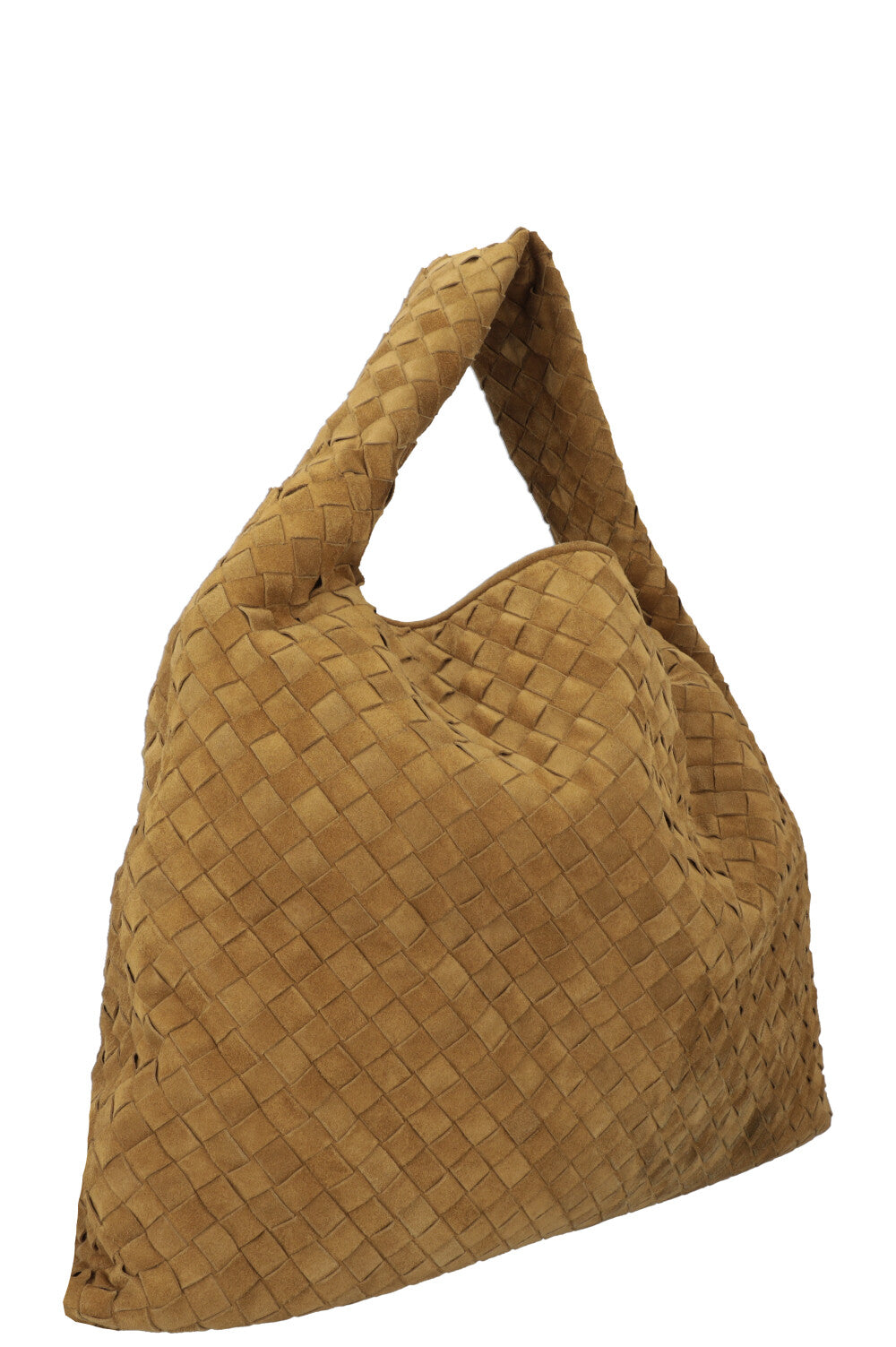 BOTTEGA VENETA Hop Tote Bag Intrecciato Suede