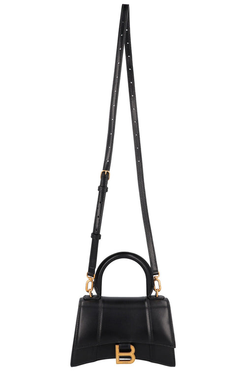 BALENCIAGA Hourglass XS Crossbody Bag Black