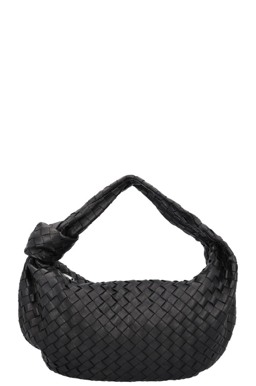 BOTTEGA VENETA Small Jodie Knot Bag Intrecciato Black
